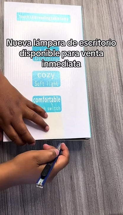 LÁMPARA DE MESA CON VENTILADOR